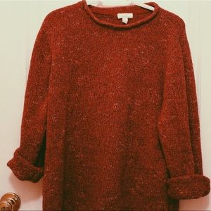 Burnt Over-Sized Sweater